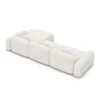 Strukturstoff L-Form Sofa Nuvia