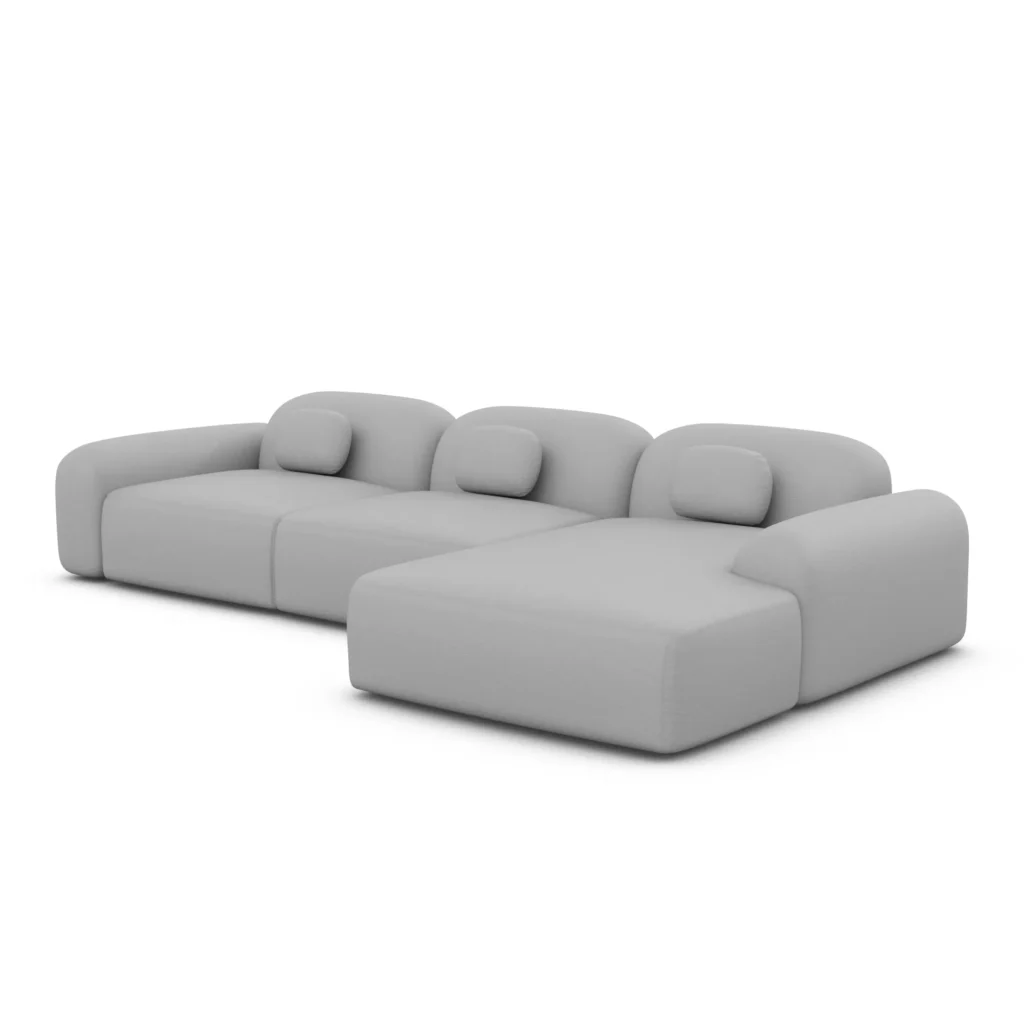 Echtleder L-Form Sofa Nuvia