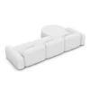 Kunstleder L-Form Rund Sofa Nuvia