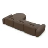 Kunstleder L-Form Rund Sofa Nuvia