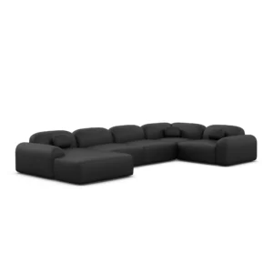 Echtleder U-Form XL Wohnlandschaft Nuvia