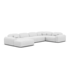 Echtleder U-Form XL Wohnlandschaft Nuvia
