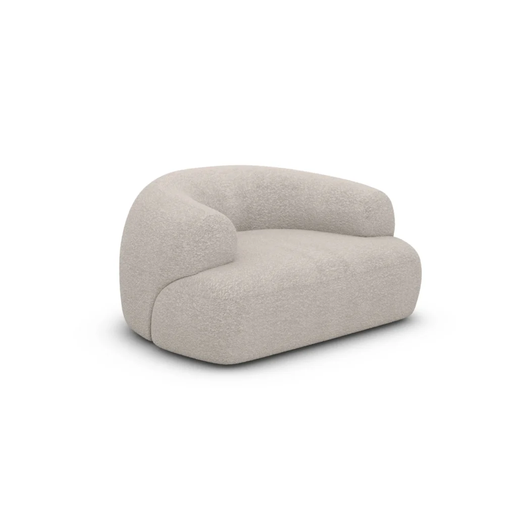 Bouclé Sessel Poliva