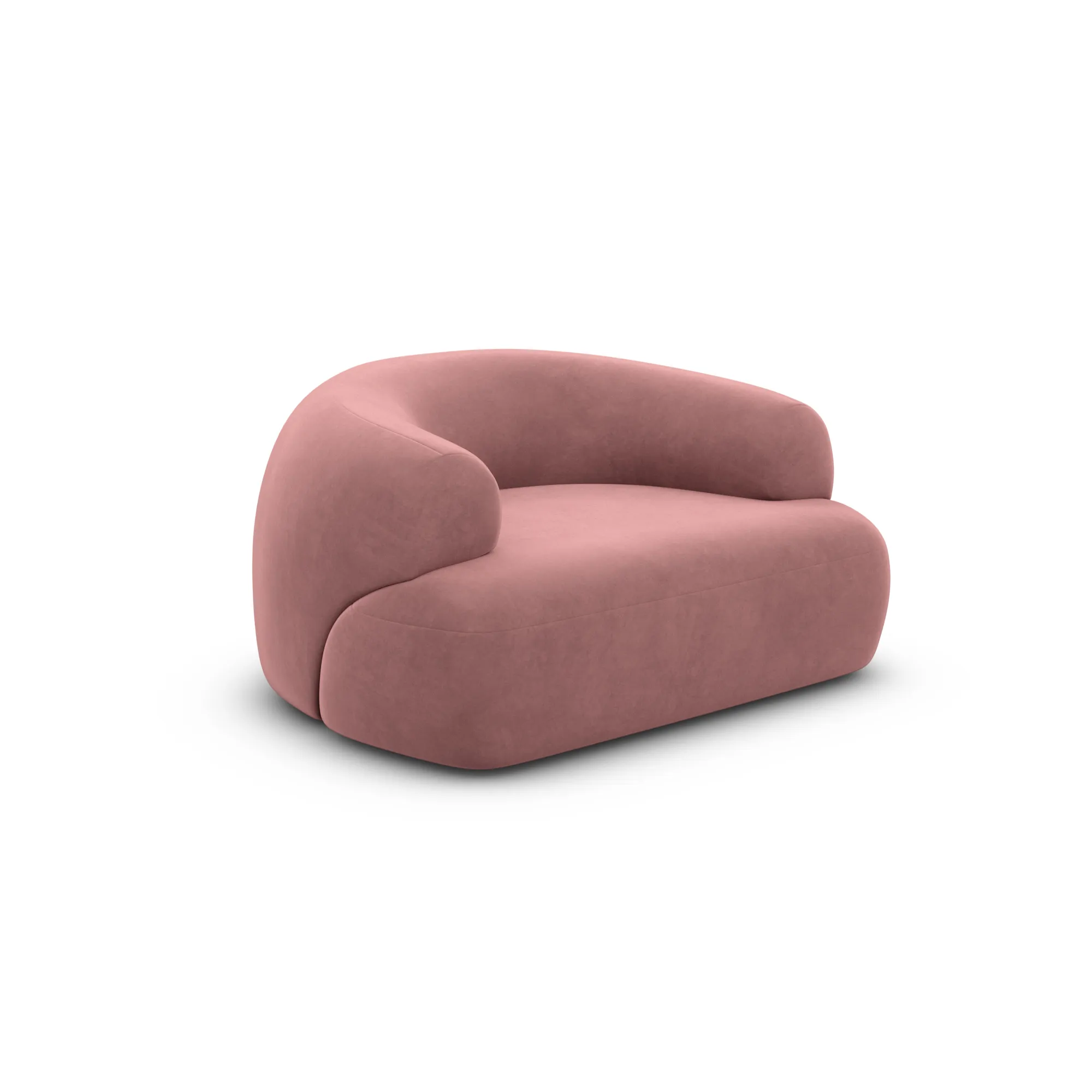 Samtstoff Sessel Poliva