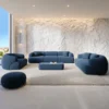 Strukturstoff 2-Sitzer Couch Poliva – Bild 38