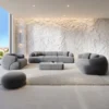 Samtstoff 2-Sitzer Couch Poliva – Bild 44