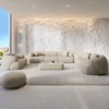 Echtleder 2-Sitzer Couch Poliva – Bild 29