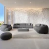 Echtleder 2-Sitzer Couch Poliva – Bild 26