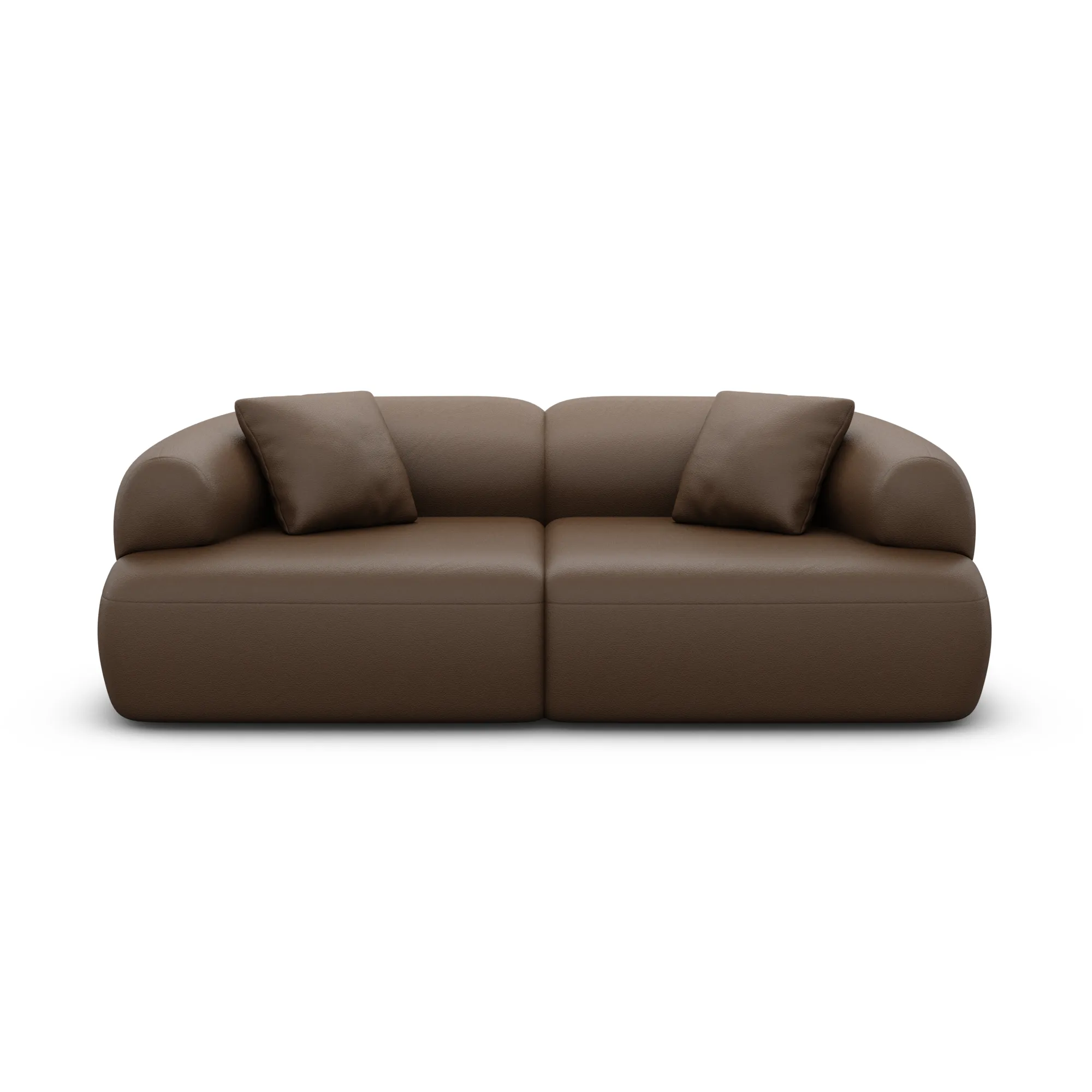 Kunstleder 2-Sitzer Couch Poliva – Bild 8