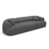 Bouclé 3-Sitzer Couch Poliva – Bild 4