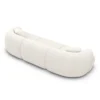 Bouclé 3-Sitzer Couch Poliva – Bild 3