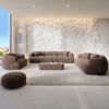Strukturstoff 3-Sitzer Couch Poliva – Bild 31
