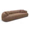Strukturstoff 3-Sitzer Couch Poliva