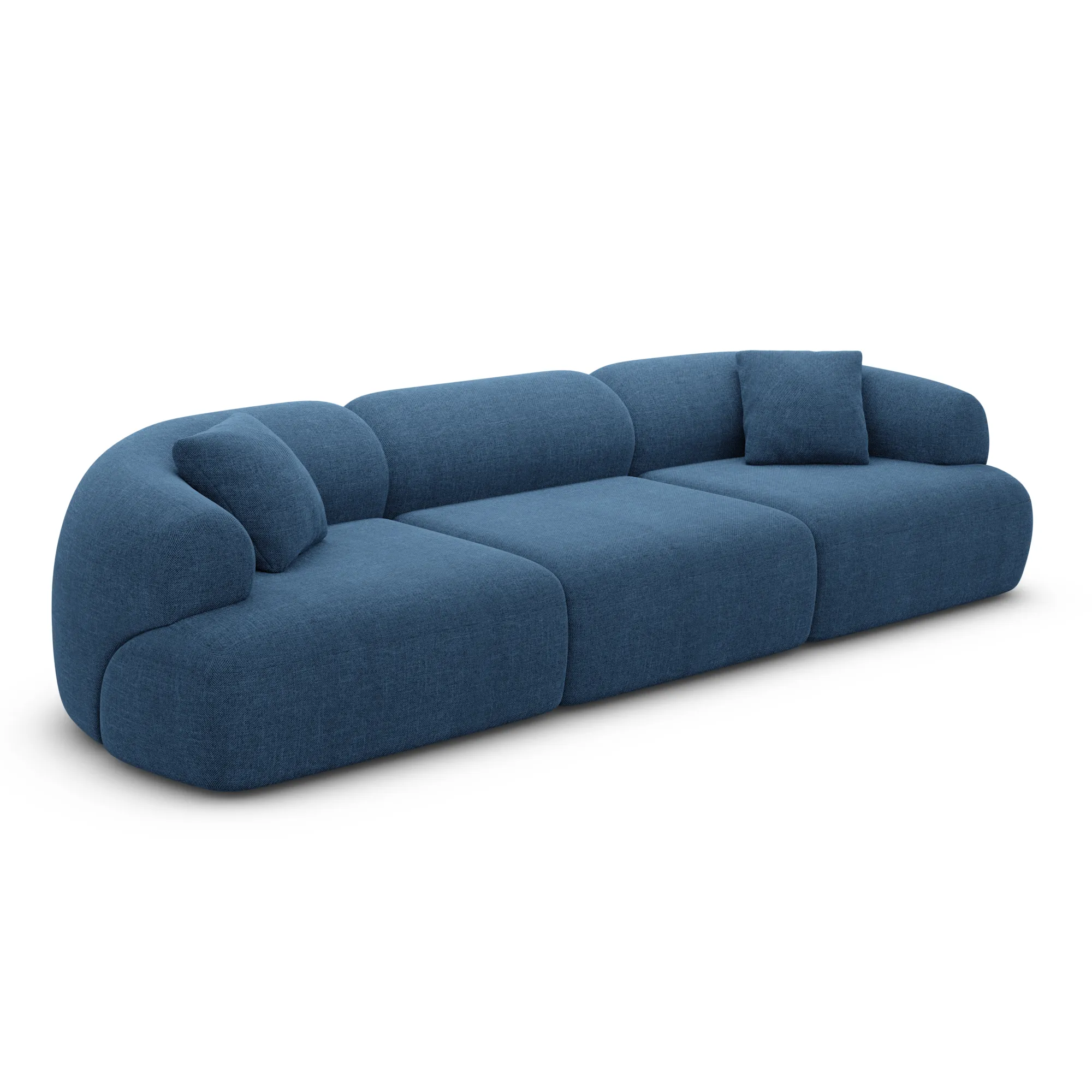 Strukturstoff 3-Sitzer Couch Poliva – Bild 7