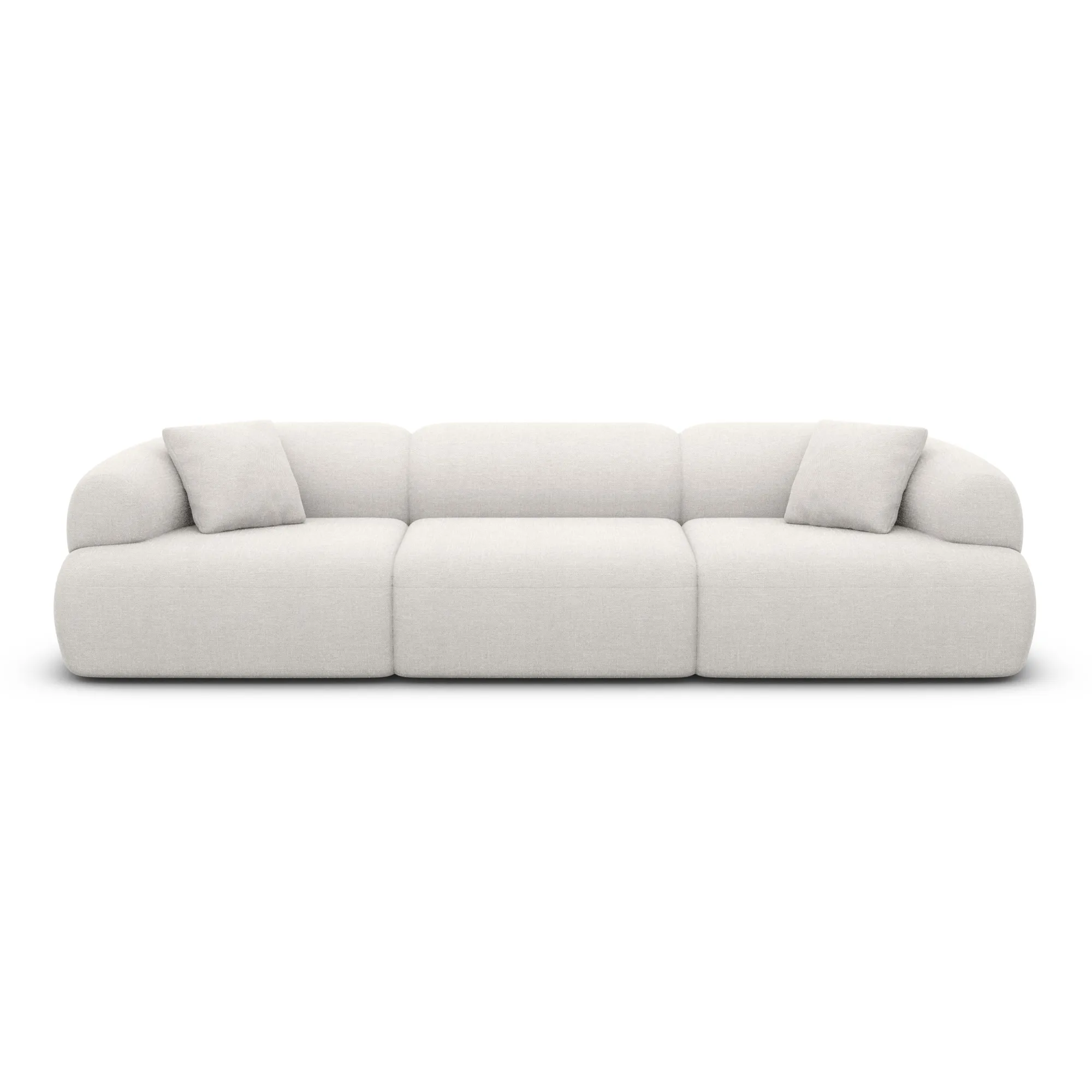 Strukturstoff 3-Sitzer Couch Poliva – Bild 20
