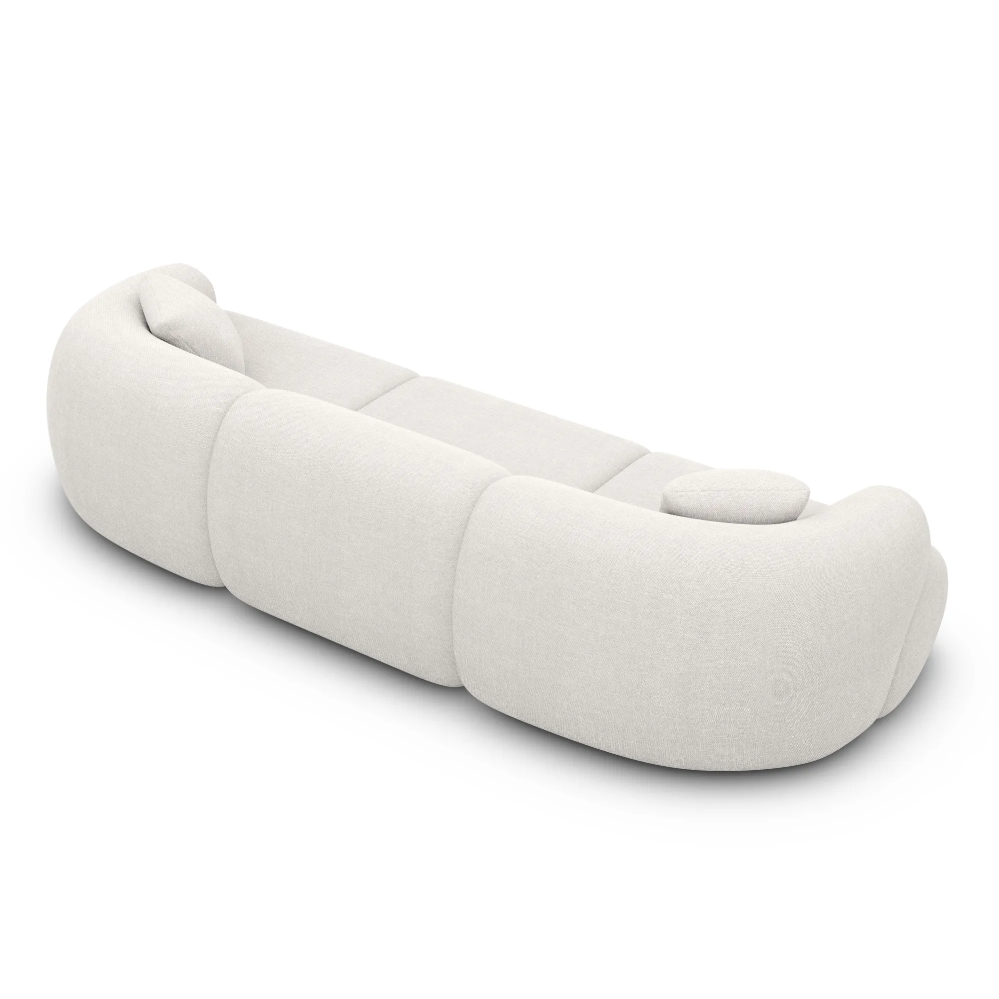 Strukturstoff 3-Sitzer Couch Poliva – Bild 21