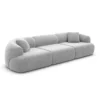 Samtstoff 3-Sitzer Couch Poliva – Bild 25