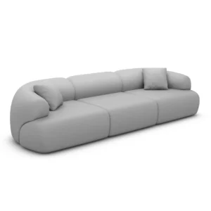 Echtleder 3-Sitzer Couch Poliva
