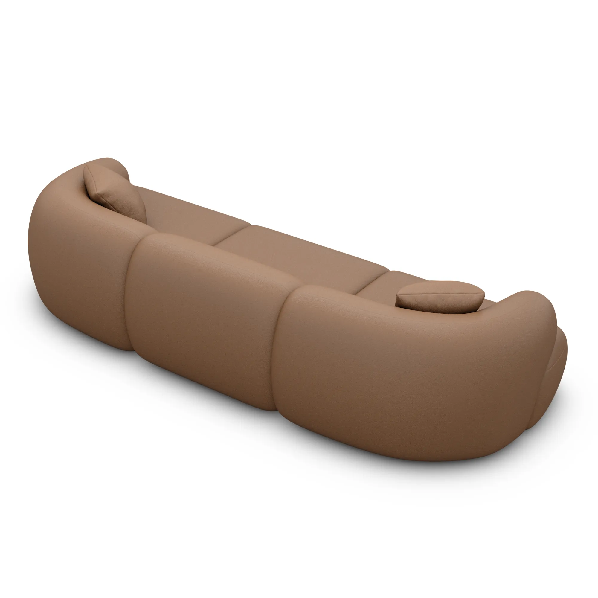 Kunstleder 3-Sitzer Couch Poliva – Bild 24