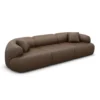 Kunstleder 3-Sitzer Couch Poliva – Bild 4