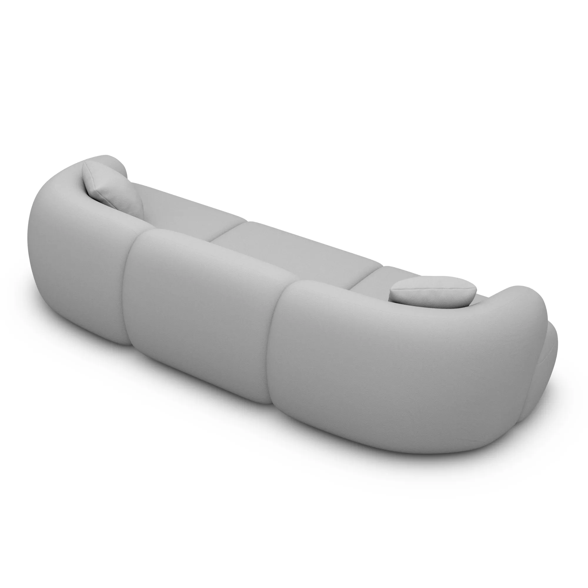Kunstleder 3-Sitzer Couch Poliva – Bild 12
