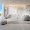 Kunstleder 3-Sitzer Couch Poliva – Bild 27