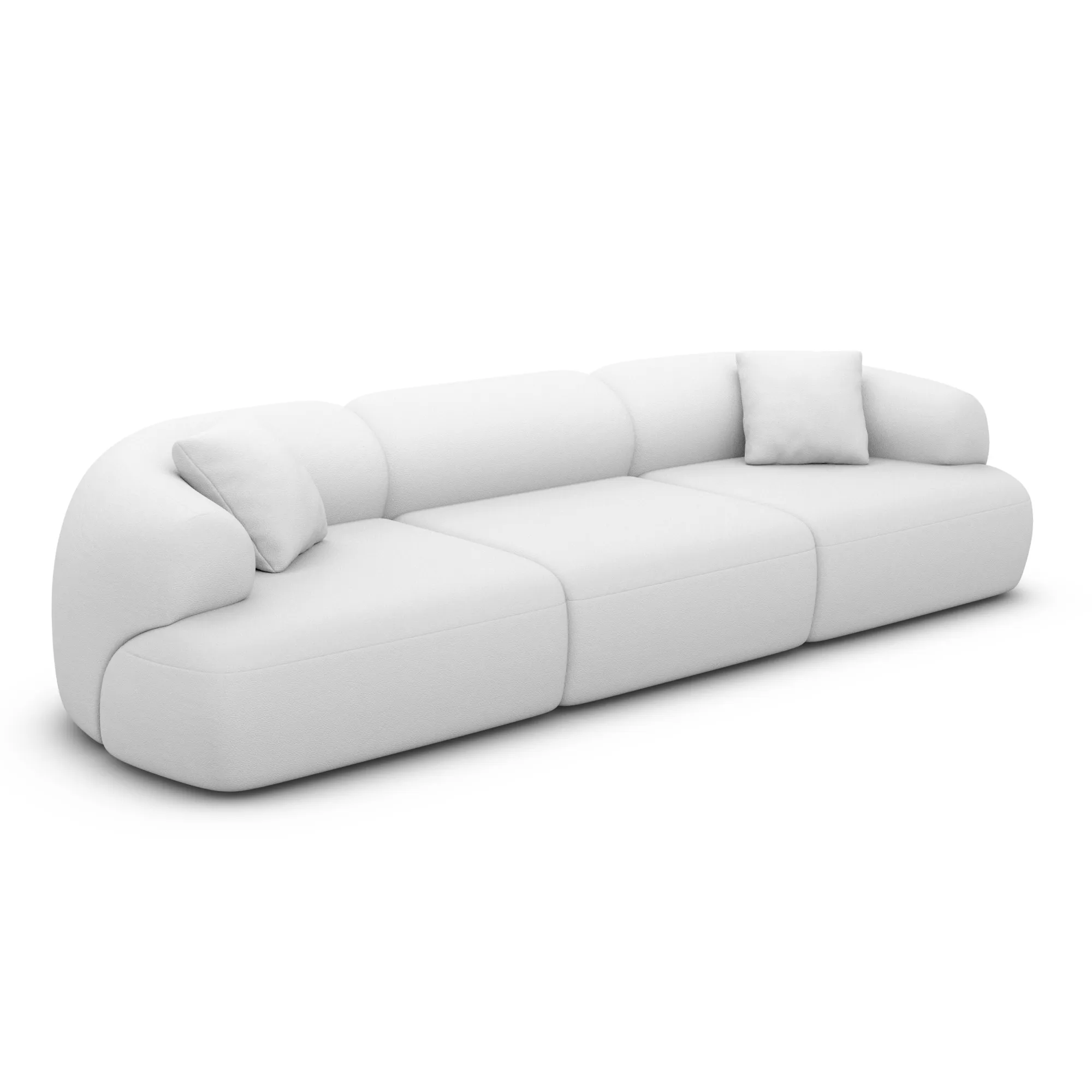 Kunstleder 3-Sitzer Couch Poliva – Bild 13