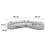 Cord Ecksofa Poliva – Bild 21