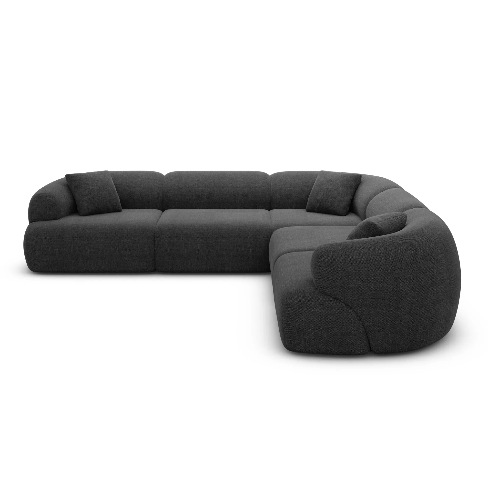 Strukturstoff Ecksofa Poliva – Bild 18