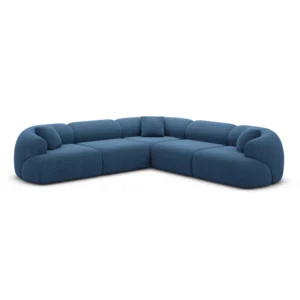 Strukturstoff Ecksofa Poliva