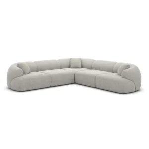 Strukturstoff Ecksofa Poliva