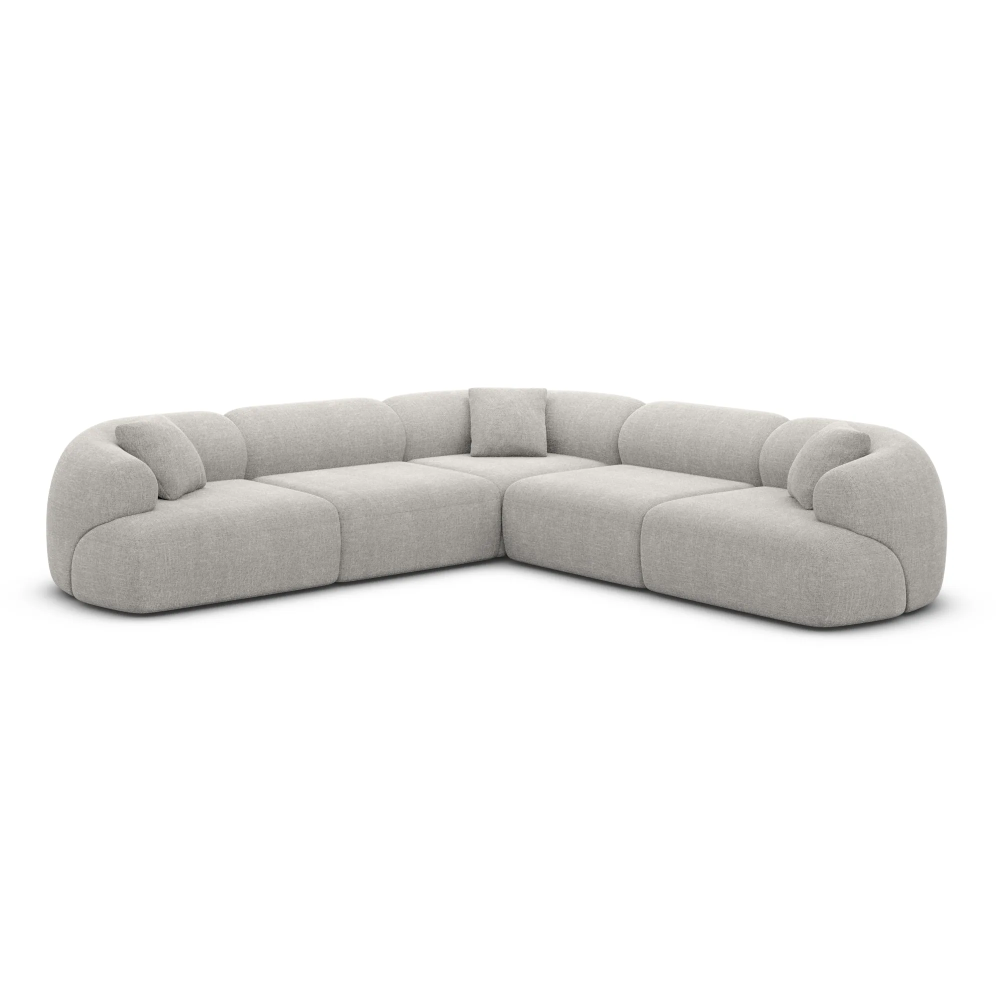 Strukturstoff Ecksofa Poliva – Bild 35
