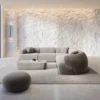Samtstoff Ecksofa Poliva – Bild 5
