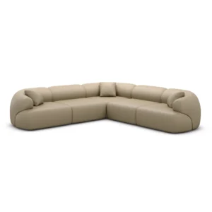 Echtleder Ecksofa Poliva