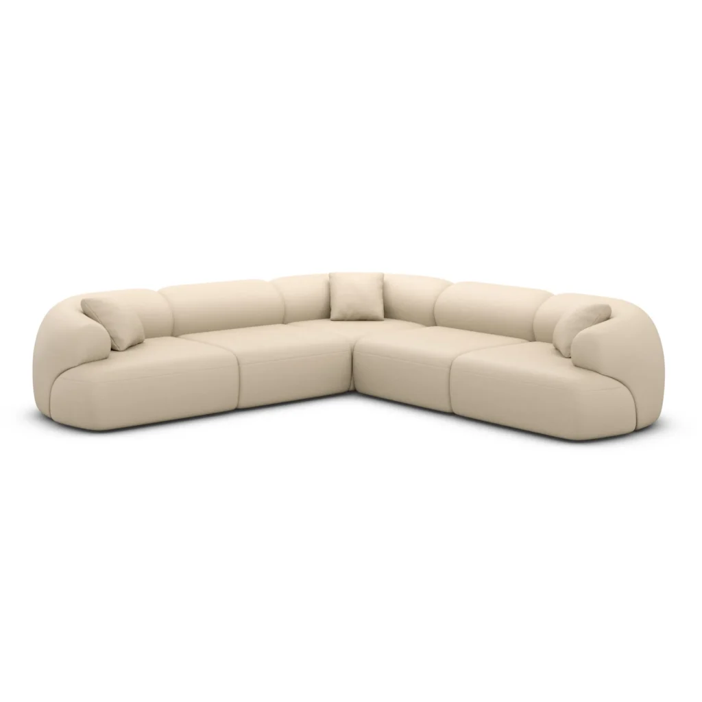 Kunstleder Ecksofa Poliva
