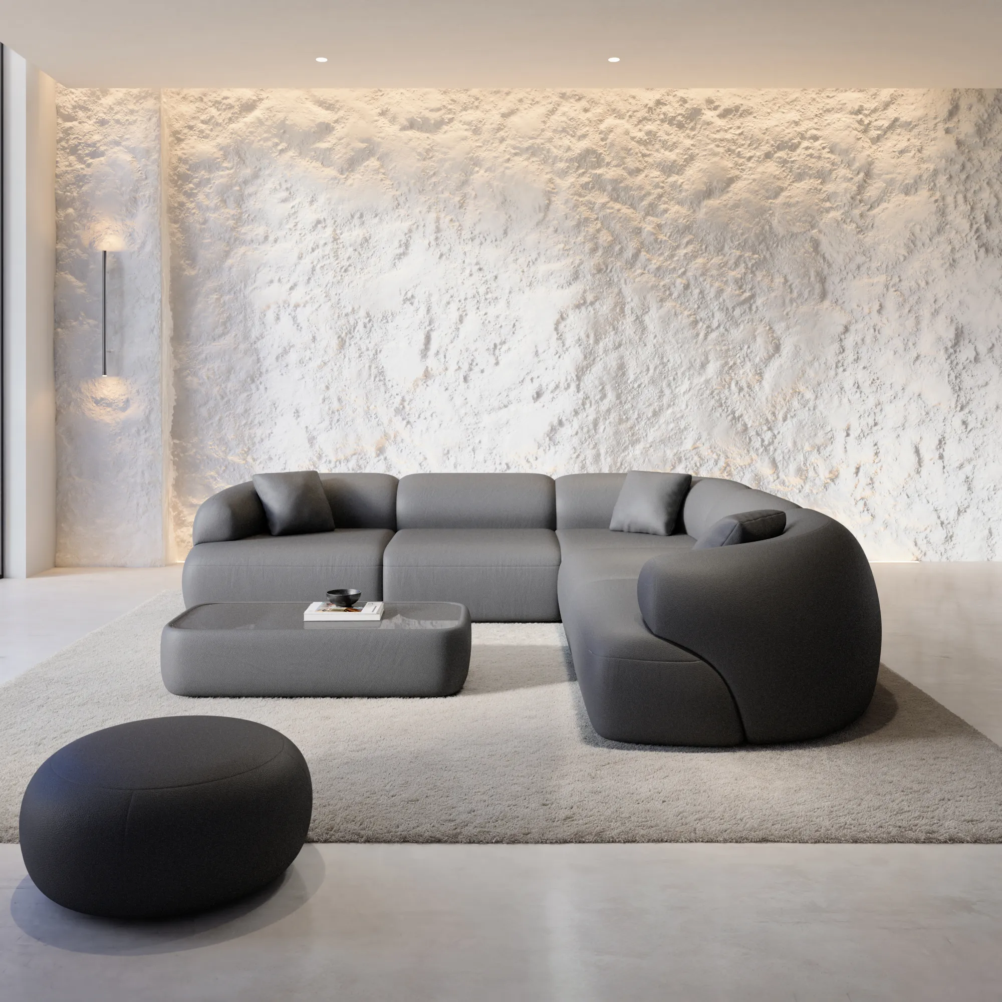 Kunstleder Ecksofa Poliva – Bild 6
