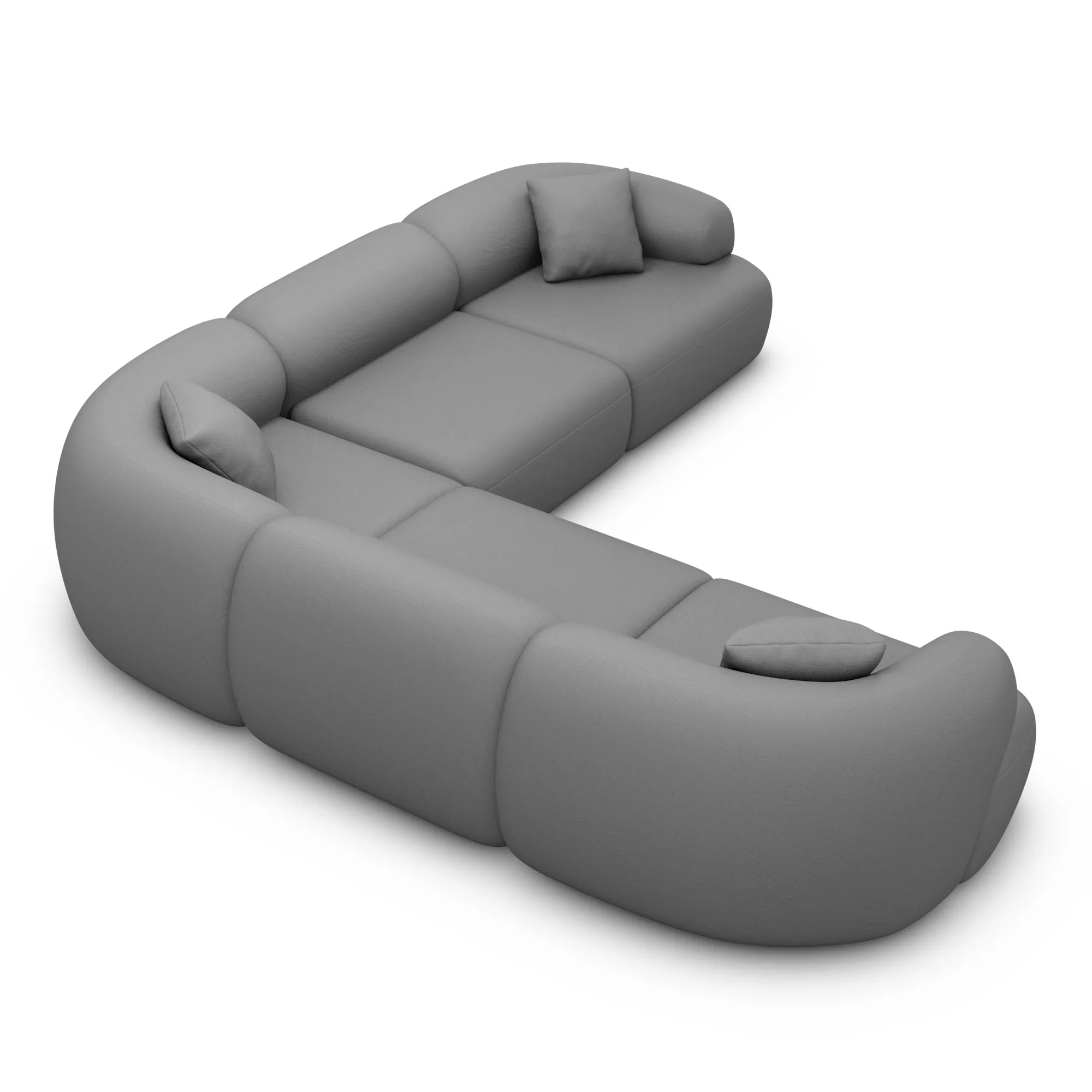 Kunstleder Ecksofa Poliva – Bild 14
