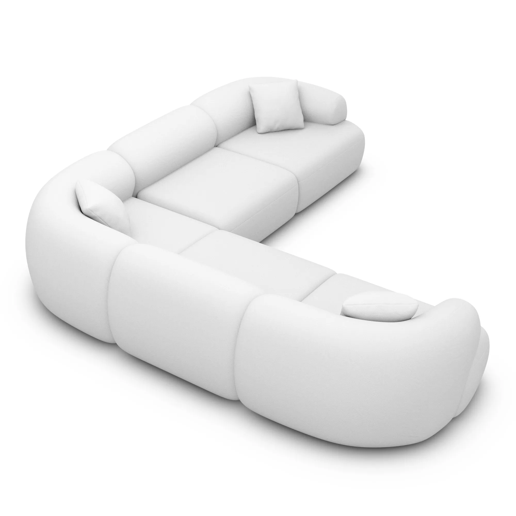 Kunstleder Ecksofa Poliva – Bild 20
