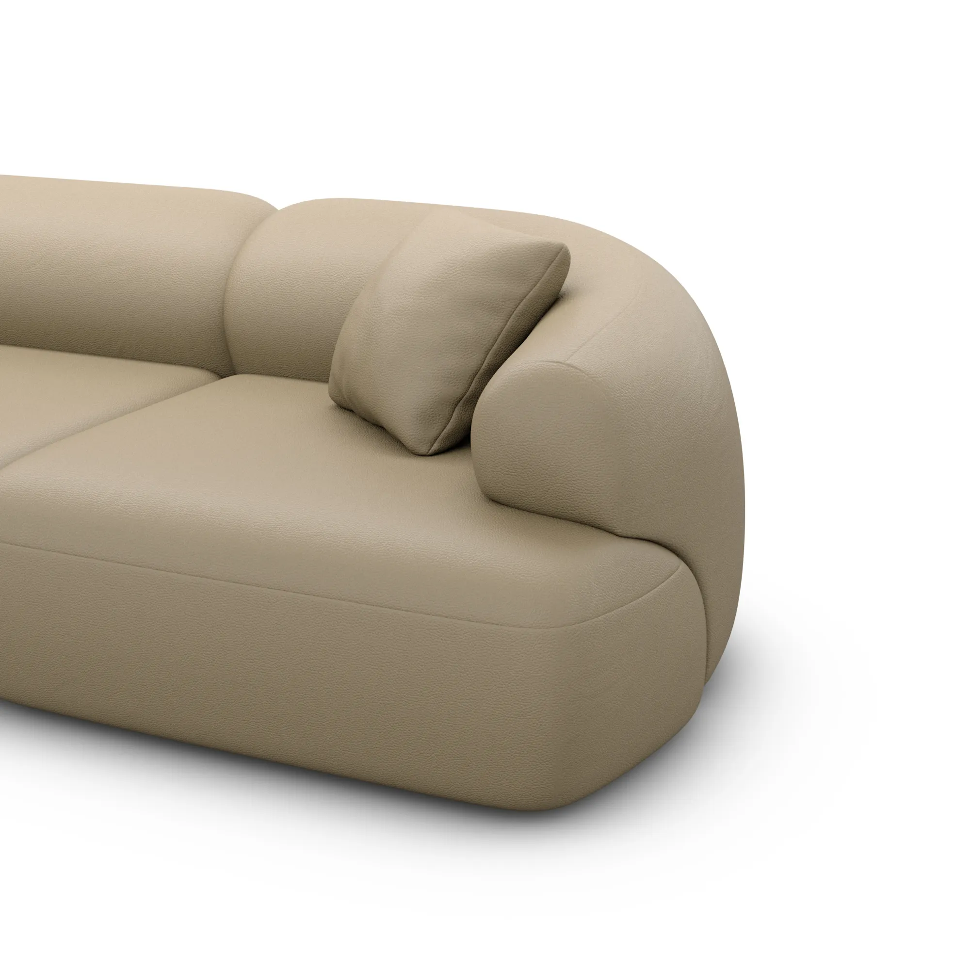 Kunstleder 2-Sitzer Couch Poliva – Bild 38