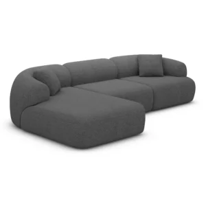 Bouclé L-Form Sofa Poliva