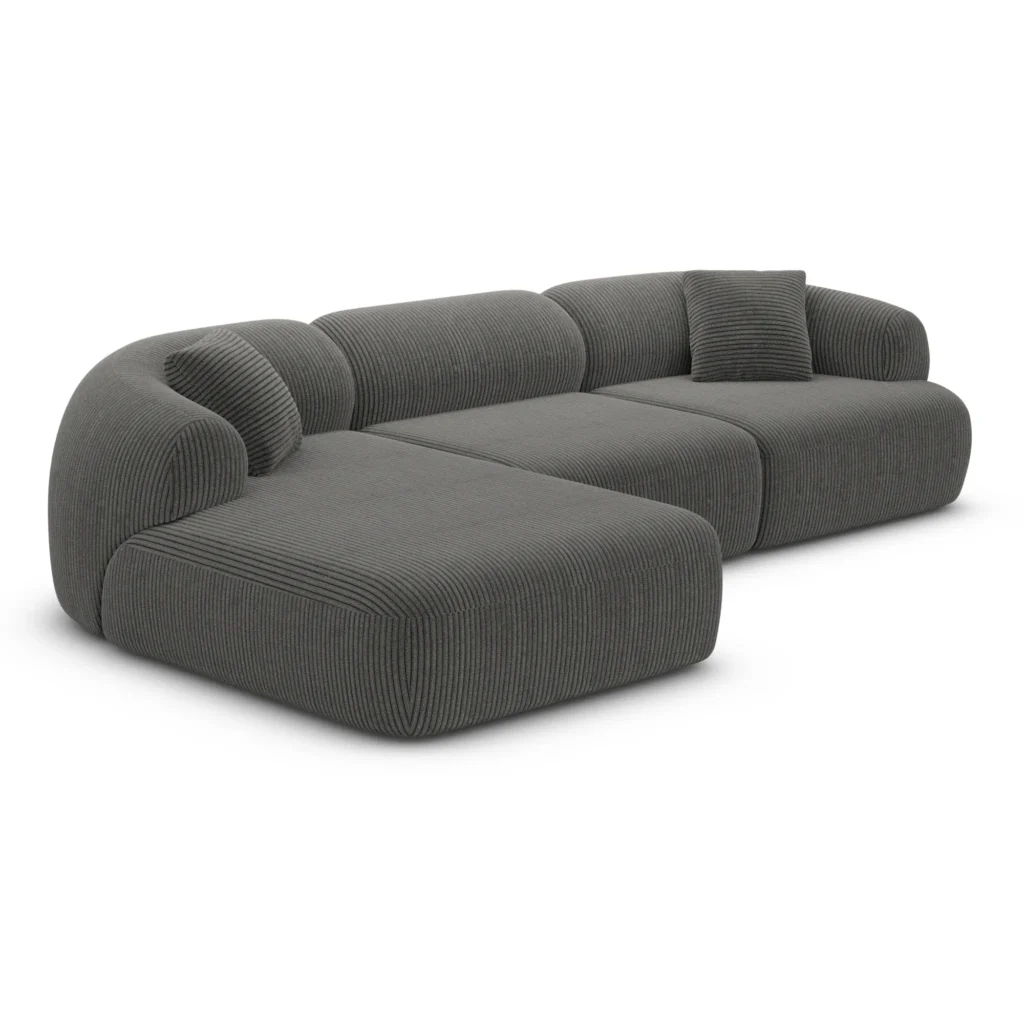 Cord L-Form Sofa Poliva