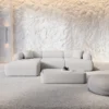 Strukturstoff L-Form Sofa Poliva – Bild 9
