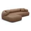 Echtleder L-Form Sofa Poliva – Bild 62
