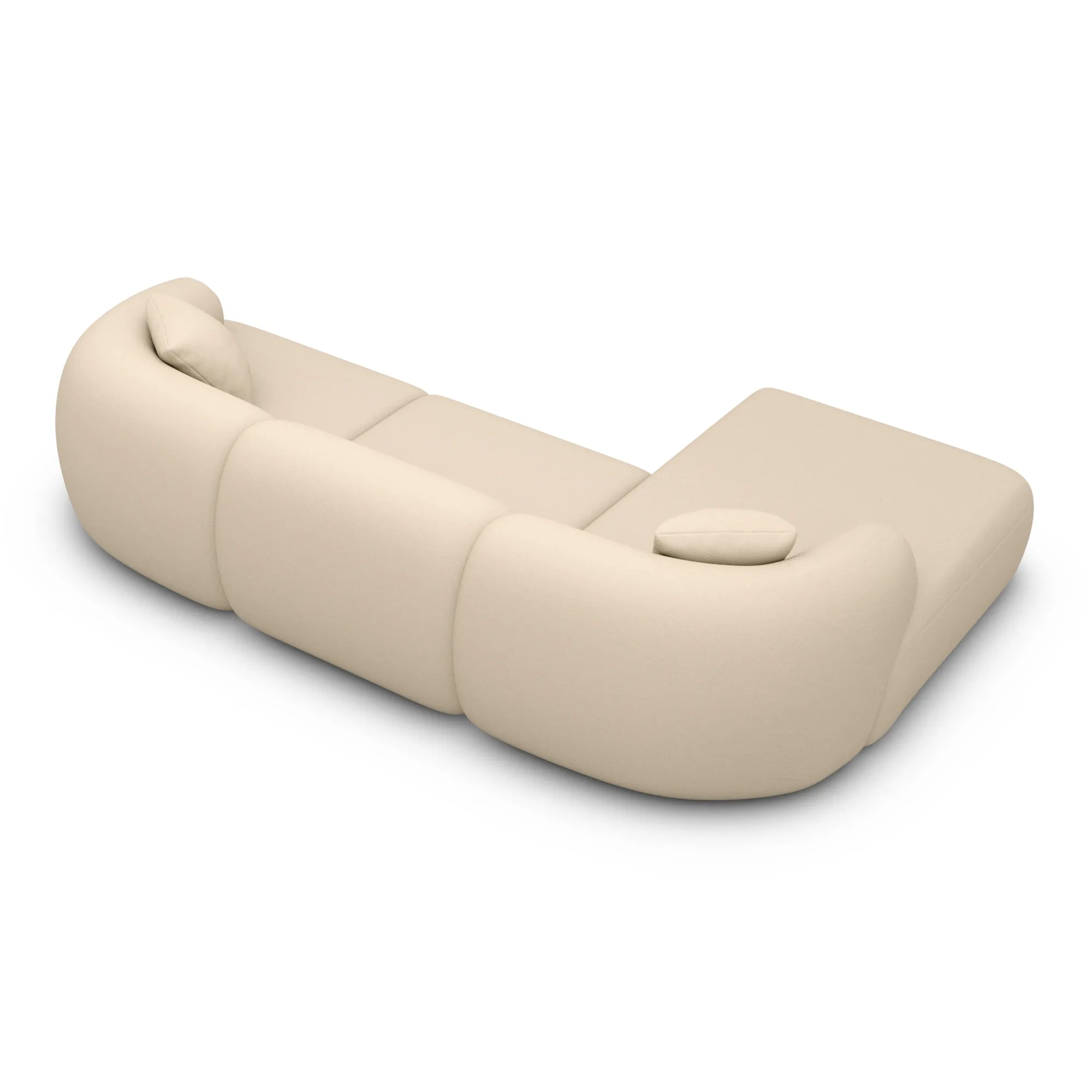 Kunstleder L-Form Sofa Poliva – Bild 52
