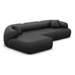 Kunstleder L-Form Sofa Poliva