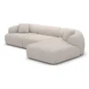 Bouclé L-Form Sofa Poliva – Bild 13