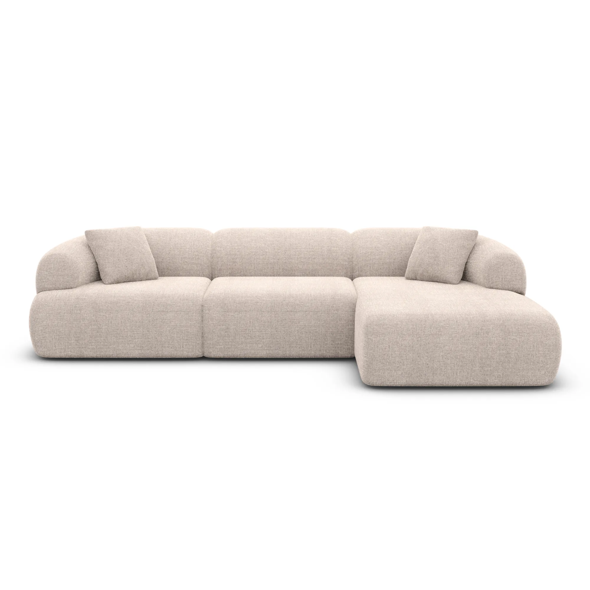 Strukturstoff L-Form Sofa Poliva – Bild 46