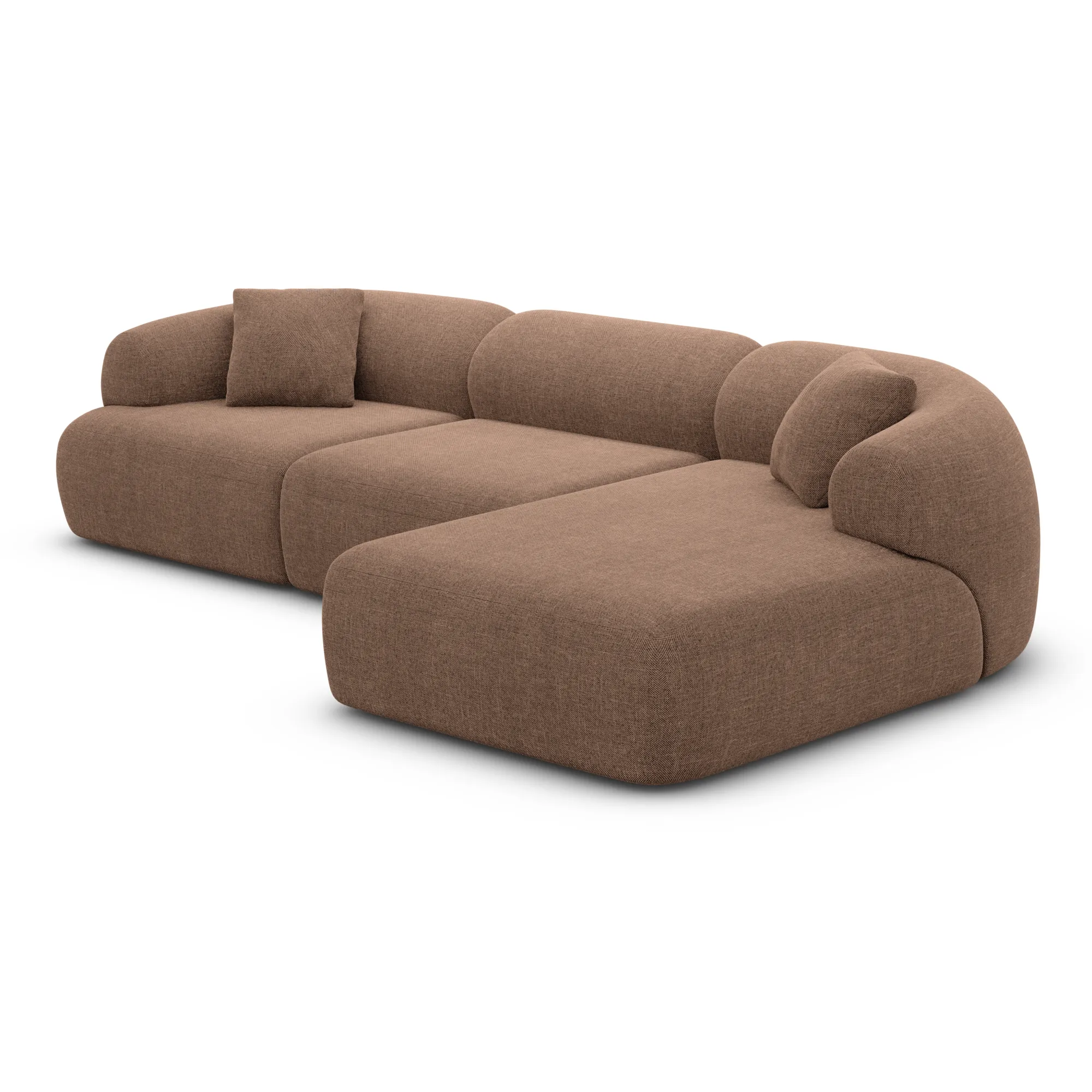 Strukturstoff L-Form Sofa Poliva – Bild 51