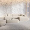 Strukturstoff L-Form Sofa Poliva – Bild 14