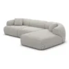 Strukturstoff L-Form Sofa Poliva – Bild 66